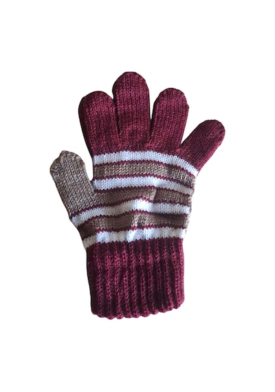 Eleven Markets Kışlık Erkek Çocuk Eldiveni Bordo 4-8 Yaş Bordo