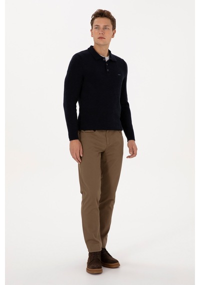 U.S. Polo Assn. Erkek Slim Fit Spor Pantolon 2237562 %98 Pamuk Haki