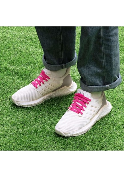 Mawrond Tak Bırak,klipsli Elastik,yeni Nesil Akıllı Bağcık, Fosfor Pembe Fosforlu Pembe
