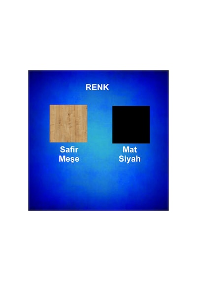 Oak Nero Tv Ünitesi Siyah - Meşe Oak Nero Tv Ünitesi Siyah - Meşe