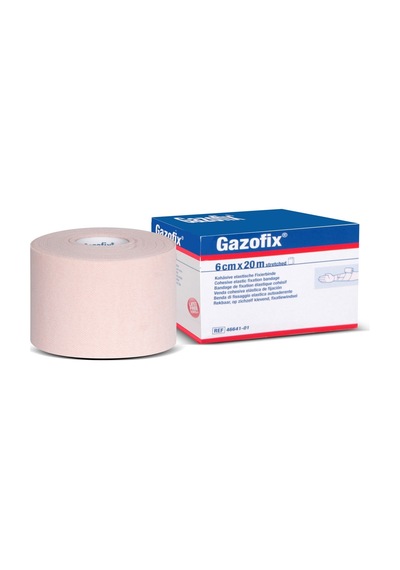 Gazofix LF Bsn Fiksasyon Bandajı 6 CM x 20 M Ten