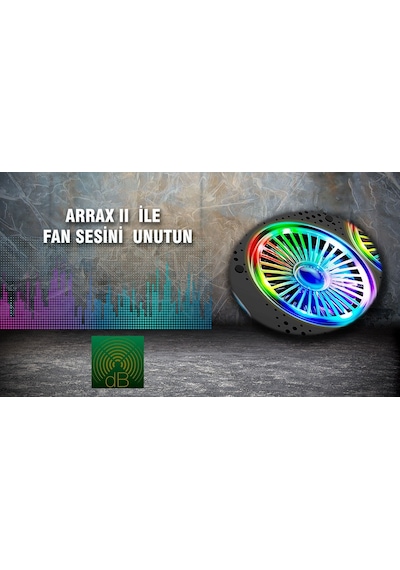 Inca INC-607 GMS Arrax II Çift Fanlı 10" - 17" Gaming Notebook Soğutucu