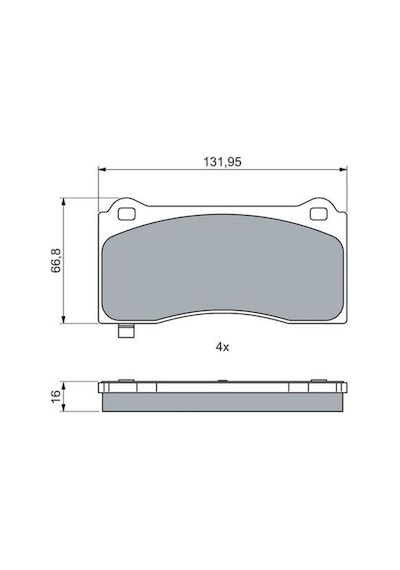 Tesla Model 3 Ön Fren Balatası Front Brake Pad 06.2018 Ve Sonrası