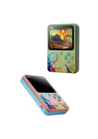 3.5 İnç Kla Retro Lcd Ekran 500 Oyunlu Oyun Semeglbl - 17 Konsolu Tnabilir