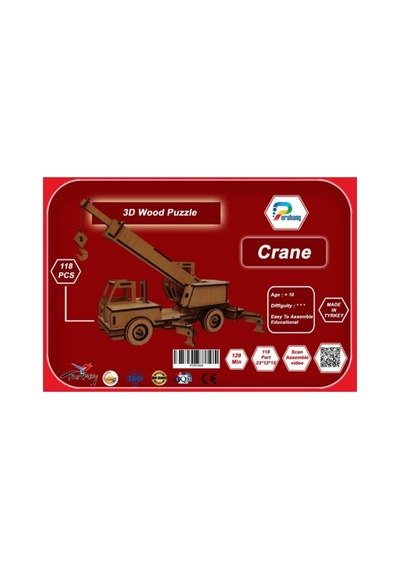 3d Puzzle Üç Boyutlu Puzzle Vinç 118 Parça