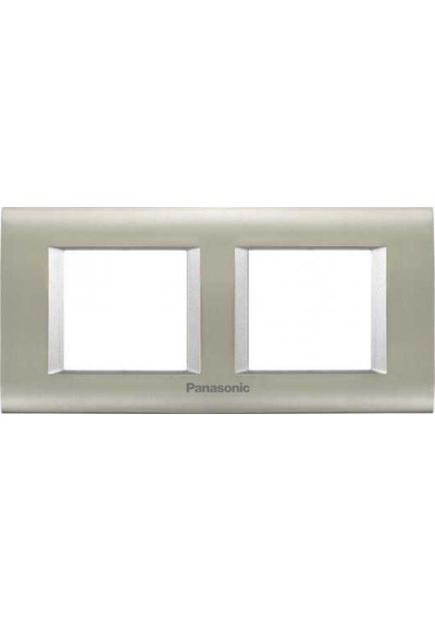 Viko Panasonic Thea 2x2m Sistema Inox Matt+metalik Beyaz Çerçeve - Wvtf18485ıb-tr