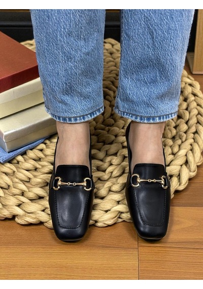 Aska Shoes Günlük Tokalı Babet 2025aska0010 Siyah