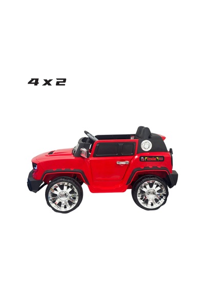 Jeep Akülü Araba 0-8 Yaş Kırmızı