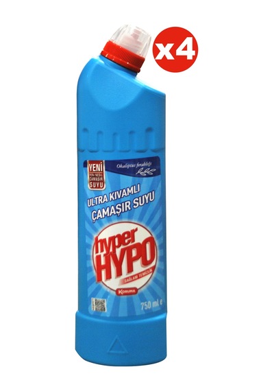 Hyper Hypo Okaliptus Ultra Kıvamlı Çamaşır Suyu 4 x 750 ML