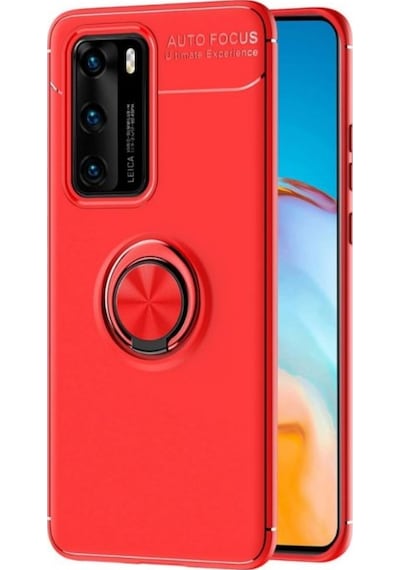Huawei P40 Pro Yüzüklü Manyetik Ravel Kilif 513799658