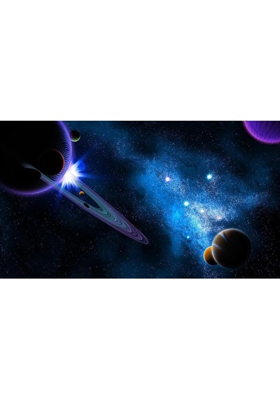 Galaxy Çocuk Odaları Için Duvar Kağıdı