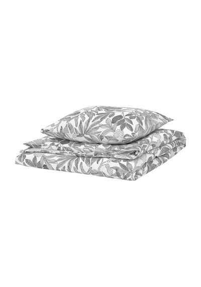 Ikea Brokdracena Tek Kişilik Nevresim Takımı 150 X 200 Cm Beyaz - Siyah