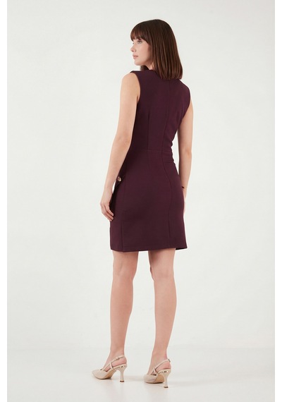 Lela Bayan Elbise 6525717 Bordo