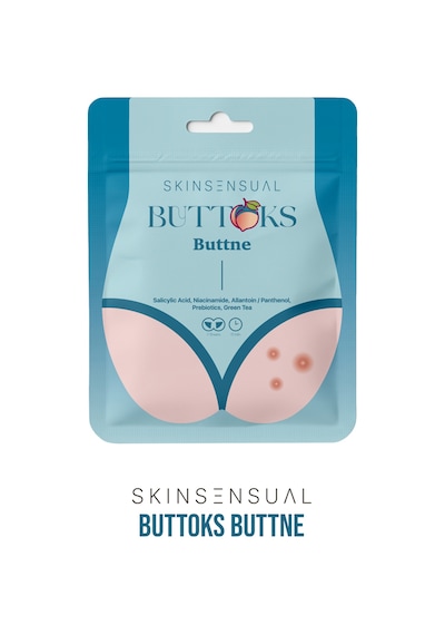 Skin Sensual Buttoks Buttne Vücut Maskesi | Vücut Sivilceleri ve Pürüzlere Karşı | 2 Parça