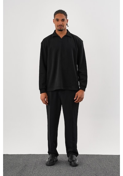 Redline Ease Oversize Sweatshirt Siyah Sİyah