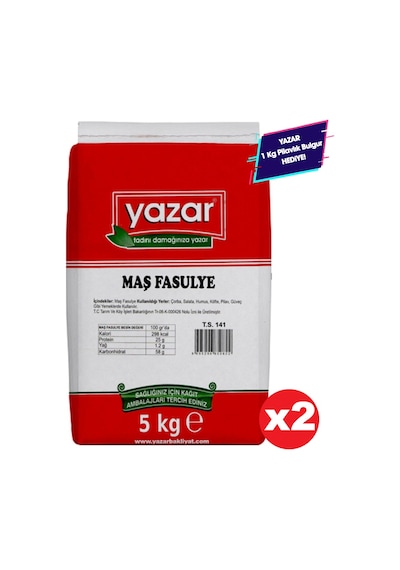 Yazar Maş Fasulye 2 x 5 KG