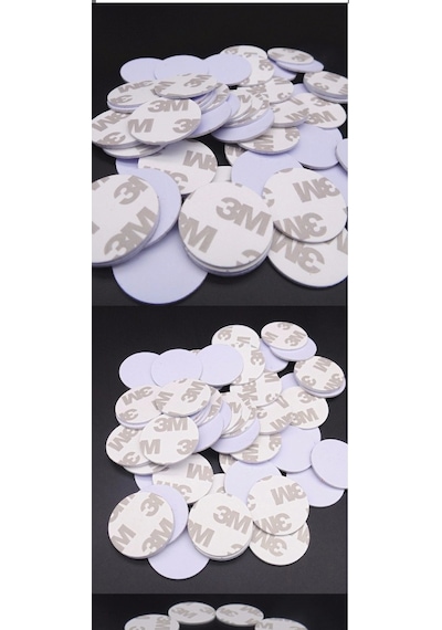 Sabit Id Rfıd Sticker. 3M Yapışkanlı 125Khz Rfıd Proximity Sikke 10 Adet