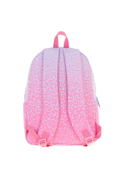 Kaukko Dots Kız Çocuk Üç Bölmeli İlkokul Ve Ortaokul Çantası - Pembe Nokta Desenli - K1803 Pembe