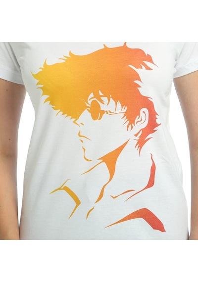 Bant Giyim - Cowboy Bebop Beyaz Kadın T-Shirt Tişört