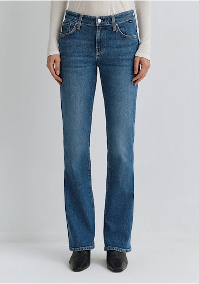 Molly Mid Indigo Classic Denim mavi