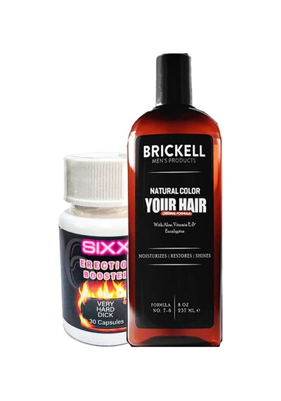 Brickell Saçsakal 237ml Erkek Beyazıık Şampuanı + Sıxx Erkeklere Özel Cinselgüç 30 Lu