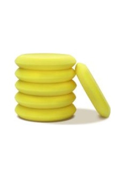 Magic 10Cm Sarı Cila Ve Wax El Uygulama Pedi - 6'Lı Paket