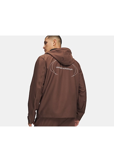 Under Armour Unstoppable+ Woven Jacket Erkek Günlük Ceket 6014718-230 Kahverengi Kahverengi