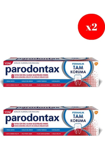 Parodontax Ferahlık Tam Koruma Diş Macunu 50ml X2 Adet