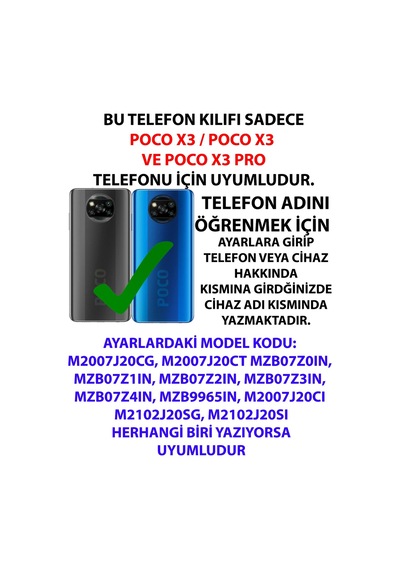 Poco X3-x3 Pro-nfc Uyumlu Ay Yıldız Türk Dalgası Baskılı Silikon Kılıf