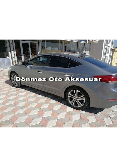 Hyundai Elantra Mügen Cam Rüzgarlığı Kromlu 2016-2020 Arası 4 Lü N11.38185