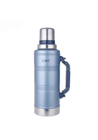 2.2 Litre Vakumlu Paslanmaz Çelik Termos 48 Saat Isı Korumalı Büyük Boy Kamp & Piknik Termosu Koyu Yeşil