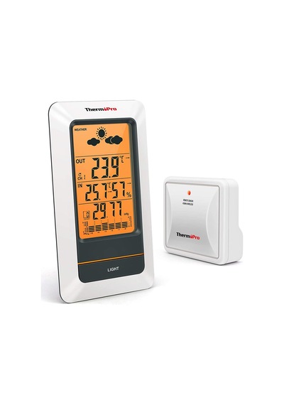 ThermoPro TP67A Wifi İç-Dış Mekan Dijital Sıcaklık Nem Basınç Ölçer - T08651