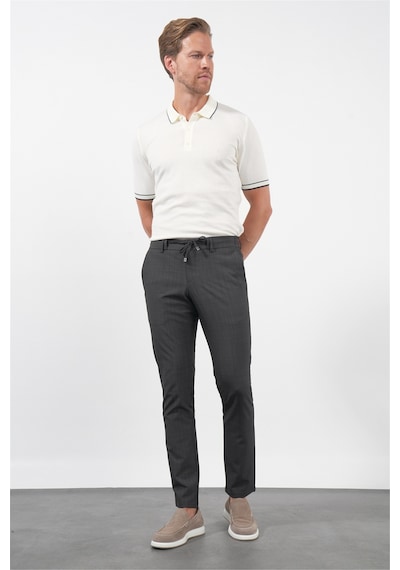 İmza Füme Yan Cep Slim Fit Esnek Jogger Pantolon 1003260179 Antrasit