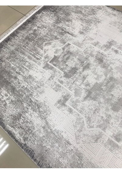 Merinos Halı Elegance 74429 096 Serisi Akrilik Salon Oturma Yatak Odası Halısı Gri - Krem