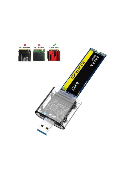 5229 M.2 Sata To Usb 3.0 Ngff Ssd Harddisk Kutu Çevirici Adaptör