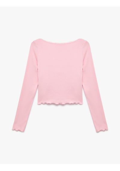 Koton Düğmeli Uzun Kollu U Yaka Katmanlı Modal Karışımlı Slim Fit Hırka Pembe 6sal90012ık Gül Koton Düğmeli Uzun Kollu U Yaka Katmanlı Modal Karışımlı Slim Fit Hırka Pembe 6sal90012ık Gül