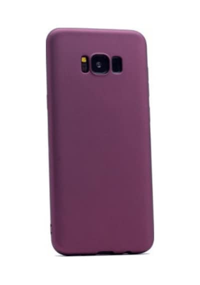 Samsung Galaxy Uyumlu S8 Kılıf Esneyebilen Şık Sofina Silikon Kapak Bordo