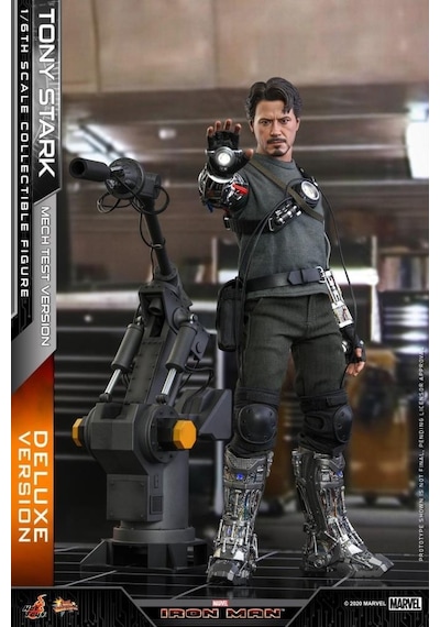 Hot Toys Tony Stark Mech Test Deluxe Version Sixth Scale Figure - 906793 - Mms582 - Marvel Comics / Iron Man