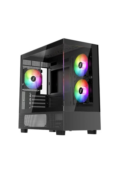 1st Player Mıku Mi5 Siyah 750w 80+ Argb Temperli Cam M-atx Kasa