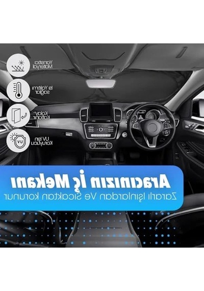 Kolay Katlanabilir Ön Cam Güneşlik, Uv Koruma Ve Isı Azaltma
