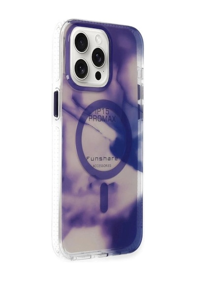 Joko Apple iPhone Uyumlu 15 Pro Max Phantom Magsafe Kapak - Mor
