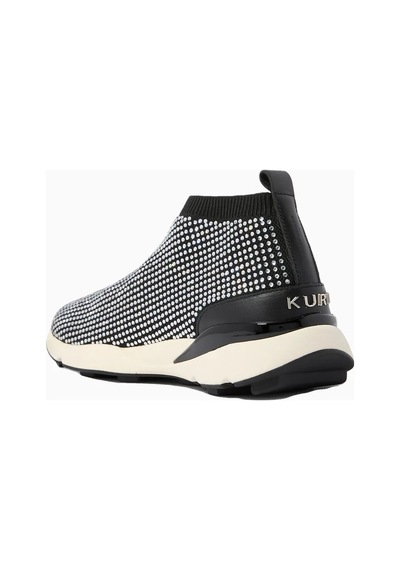 Kurt Geiger Crystal Runner Taşlı Lüks Kadın Sneaker Siyah