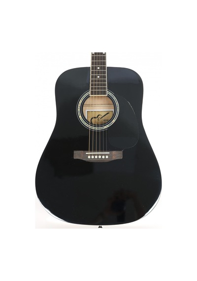 Almira F650n-bk Siyah Akustik Gitar Mat Siyah Sap Parlak Gövde