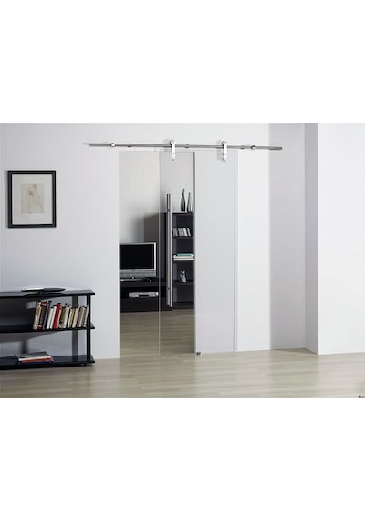 Ht-8101E-Set-Cam Lama Paslanmaz Sürme Cam Kapı Mekanizma Seti