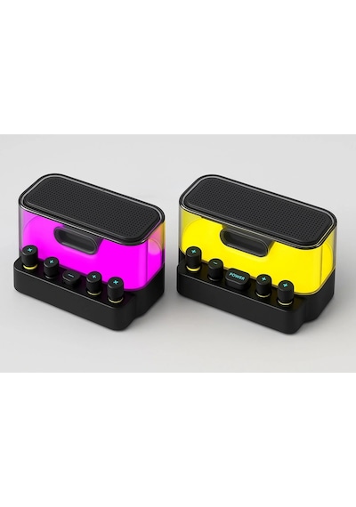 Z6 Premium Led Işıklı Bluetooth Hoparlör Masaüstü Ambiyans Speaker