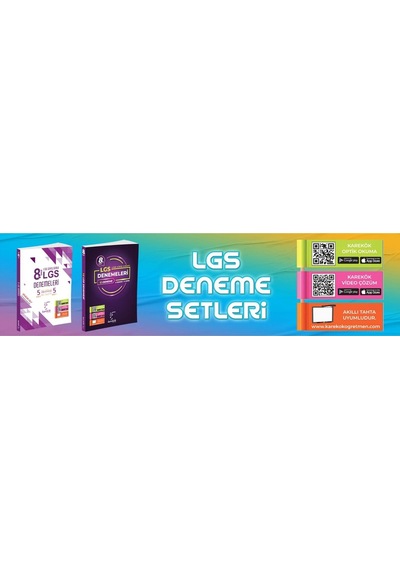 Karekök Lgs Deneme Setleri Optik Okuma Video Çözüm Akıllı Tahta