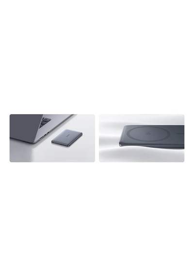 Picogo Ultra-slim Qi2 Magsafe Kablosuz Şarj Gri 10000 Mah Hızlı Şarj Powerbank