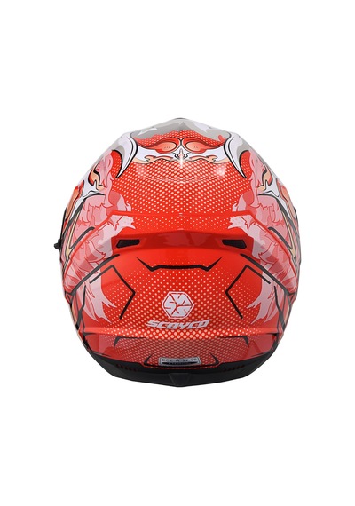Scoyco Wıld Kapalı Kask Kırmızı