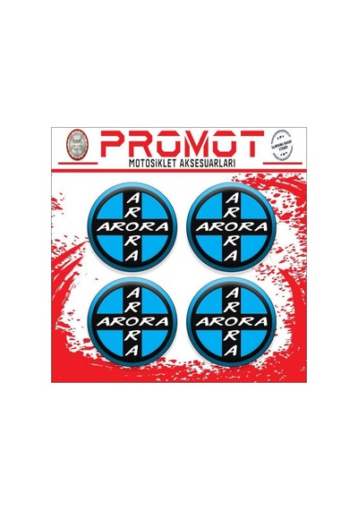 Arora Uyumlu Damla Sticker 4cm-4 Adet 04 Diğer
