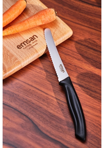Emsan Nix Domates Bıçağı 22 Cm Siyah